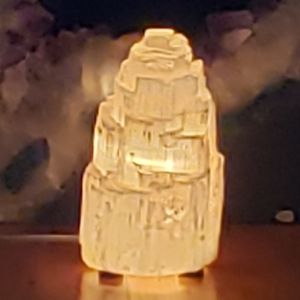 Selenite Lamp